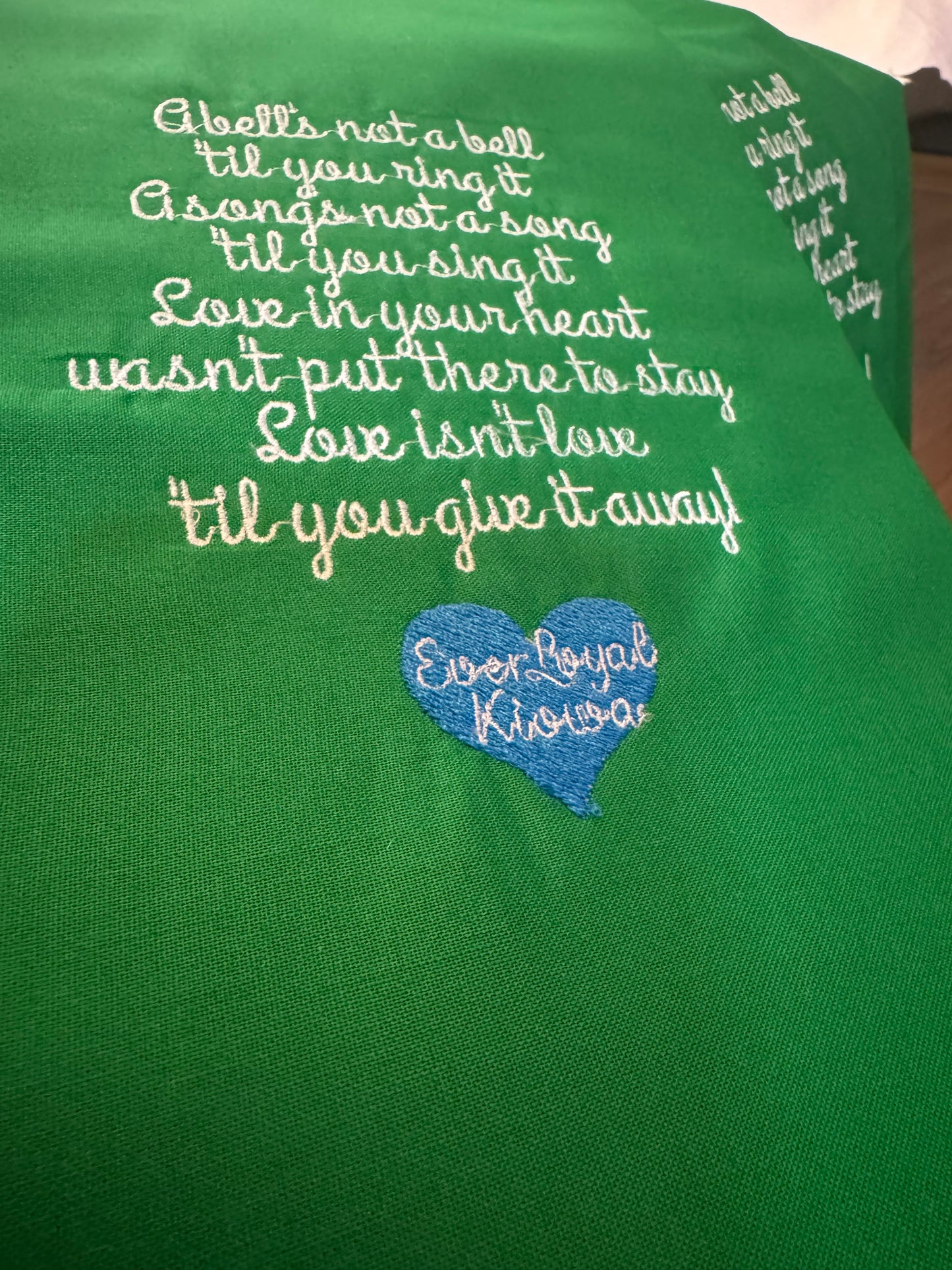 Camp Mystic Memorial Sash - All proceeds go to Mystic families and the Kerr Foundation