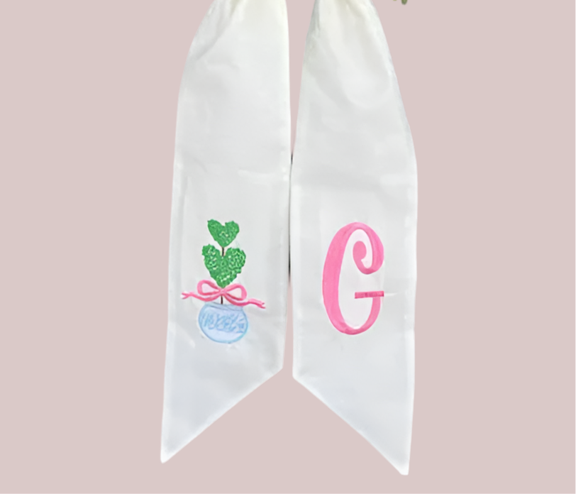 Valentines Wreath Sash