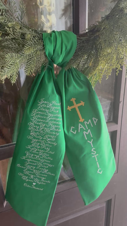 All 27 Names Camp Mystic PREMIUM Sash - $100 Donation - all proceeds go to Mystic families